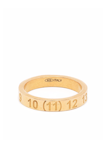 MAISON MARGIELA numbers ring medium gold mens MAISON MARGIELA numbers ring medium gold mens