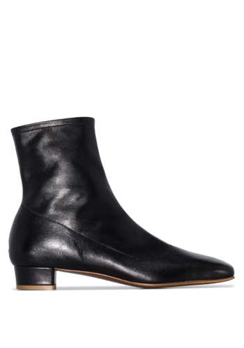 BY FAR este leather boots black BY FAR este leather boots black