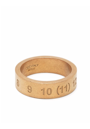 MAISON MARGIELA numbers ring thick gold mens MAISON MARGIELA numbers ring thick gold mens