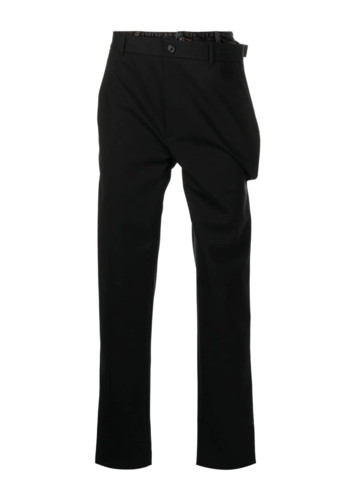 Y/PROJECT lazy trousers with denim black Y/PROJECT lazy trousers with denim black