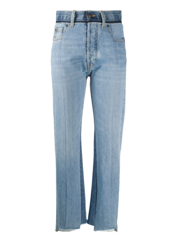 MAISON MARGIELA 5 pockets mixed denim