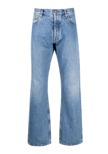 MAISON MARGIELA vintage wash denim jeans stitches on back MAISON MARGIELA vintage wash denim jeans stitches on back