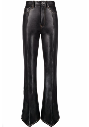 Y/PROJECT pleather trumpet pants black Y/PROJECT pleather trumpet pants black