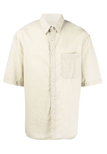 LEMAIRE regular collar ss shirt pale sage LEMAIRE regular collar ss shirt pale sage