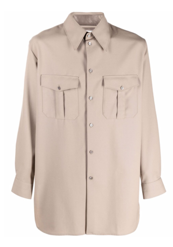 LEMAIRE officer shirt cappuccino