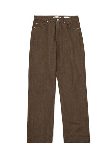 OUR LEGACY formal cut olive denim OUR LEGACY formal cut olive denim