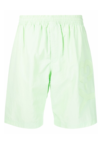 Y-3 classic logo swim shorts mid glow green