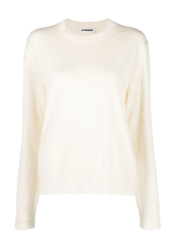 JIL SANDER sweater ls egg shell JIL SANDER sweater ls egg shell