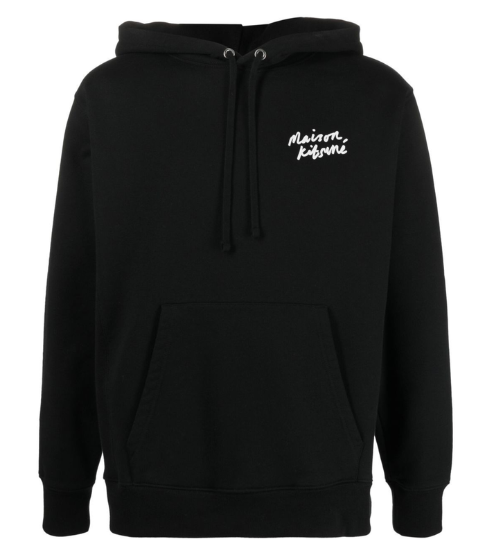 MINI HANDWRITING RELAXED HOODIE BLACK