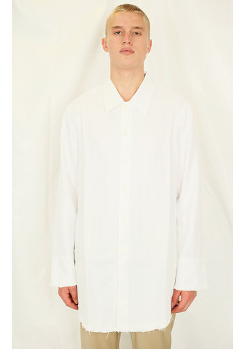 OUR LEGACY big welding shirt white hemp oxford OUR LEGACY big welding shirt white hemp oxford