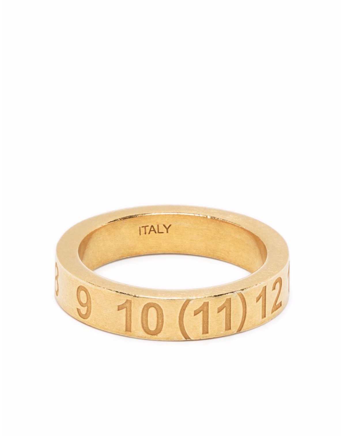 MAISON MARGIELA NUMBERS RING THICK GOLD - MEGUSTA
