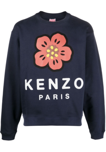 KENZO X NIGO classic logo sweatshirt dark blue