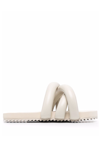 YUME YUME tyre slide beige leather YUME YUME tyre slide beige leather