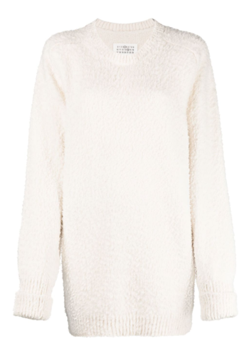 MAISON MARGIELA knit sweater white MAISON MARGIELA knit sweater white