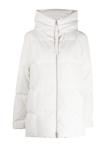 JIL SANDER short medium fill down jacket natural JIL SANDER short medium fill down jacket natural