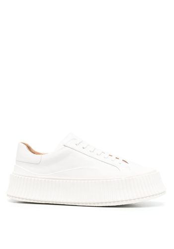 JIL SANDER sneakers vit agnellatao natural