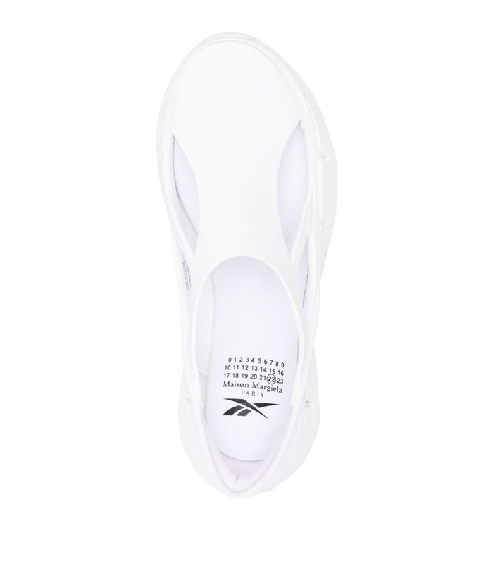 MARGIELA X REEBOK CUT-OUT SLIP ON WHITE M