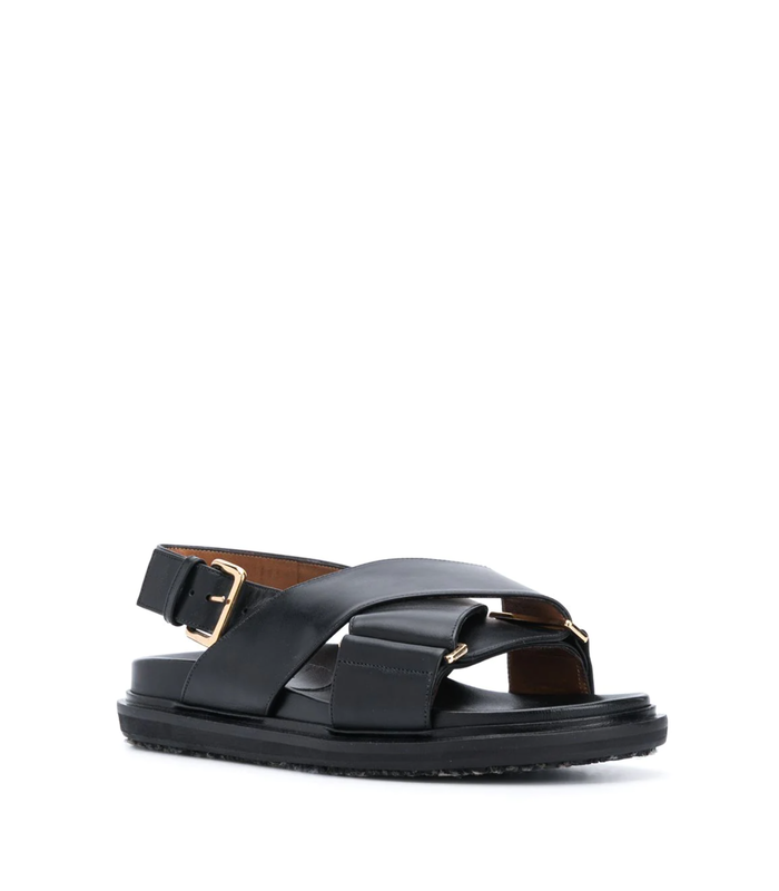 Marni Fussbett Sandals in Black | LN-CC®