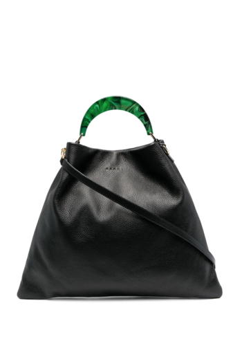 MARNI hobo medium black spherical green MARNI hobo medium black spherical green