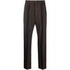 MARNI TROUSERS METAL BROWN