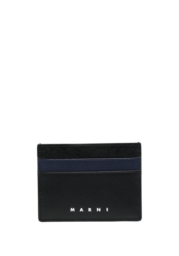 MARNI creditcard holder black blue back