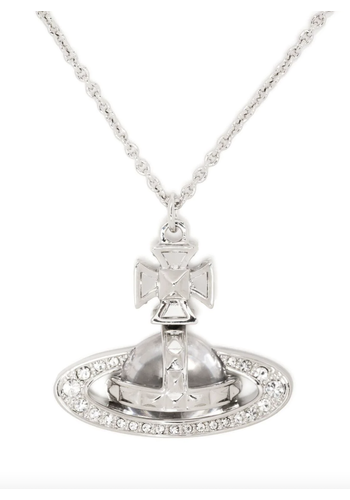 VIVIENNE WESTWOOD pina bas relief pendant platinum VIVIENNE WESTWOOD pina bas relief pendant platinum