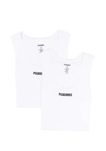 PLEASURES tank tops - 2 pack (white) PLEASURES tank tops - 2 pack (white)