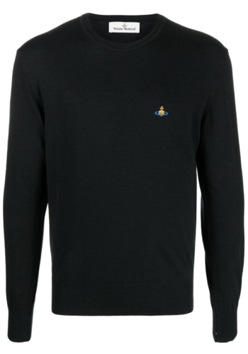 VIVIENNE WESTWOOD man round neck black VIVIENNE WESTWOOD man round neck black
