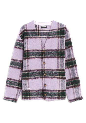 PLEASURES fortune cardigan violet PLEASURES fortune cardigan violet
