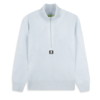 NEW AMSTERDAM SURFASSOCIATION HALF-ZIP KNIT LIGHT BLUE