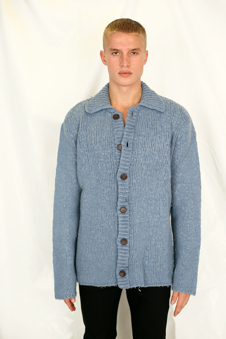 最大71%OFFクーポン OUR LEGACY BIG CARDIGAN Funky Blue Acryl