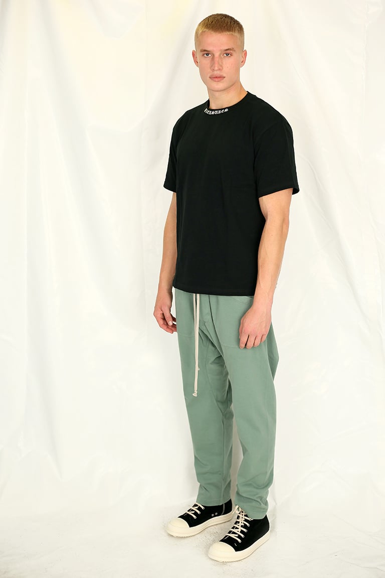 RICK OWENS DRKSHDW CARGO DRAWSTRING LONG AQUA - MEGUSTA