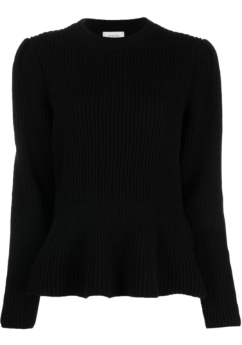 LEMAIRE peplum sweater black LEMAIRE peplum sweater black