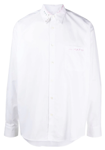 MARNI lily white embroided shirt MARNI lily white embroided shirt