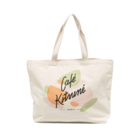 CUP CAFE KITSUNE TOTE BAG LATTE