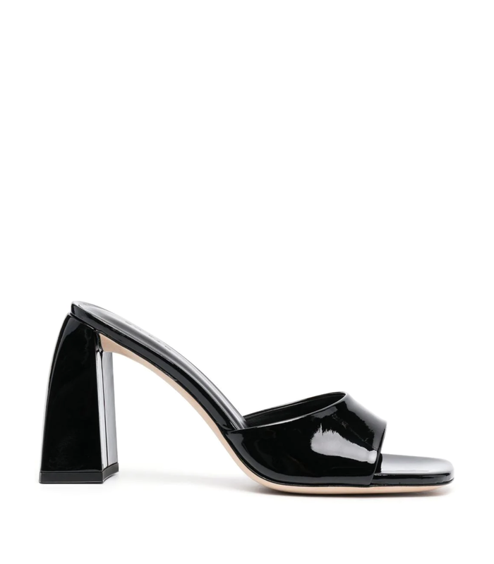 Michele Black Patent Leather