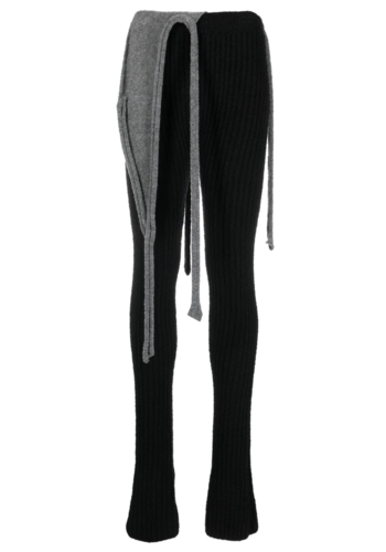 OTTOLINGER bouclé knit pants black/grey OTTOLINGER bouclé knit pants black/grey