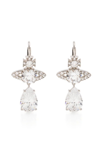 VIVIENNE WESTWOOD ismene drop earrings platinum VIVIENNE WESTWOOD ismene drop earrings platinum