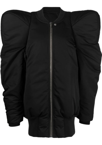 RICK OWENS bomber imbottito kunst bomber black RICK OWENS bomber imbottito kunst bomber black