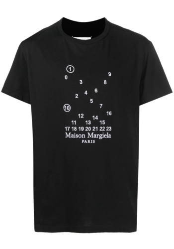 MAISON MARGIELA logo t-shirt black MAISON MARGIELA logo t-shirt black