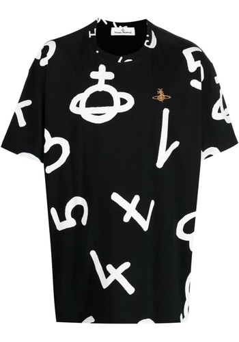VIVIENNE WESTWOOD oversized t-shirt black VIVIENNE WESTWOOD oversized t-shirt black