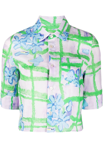 MARNI shirt multi print mauve MARNI shirt multi print mauve