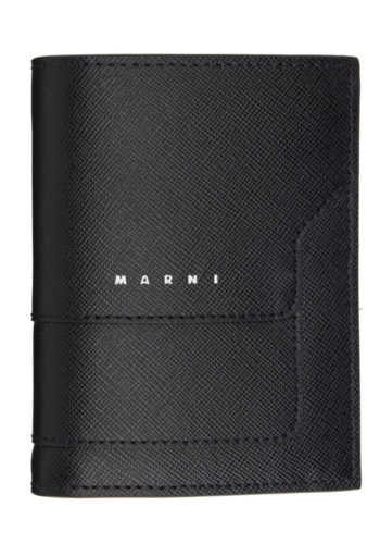 MARNI wallet billfold w/coin purse black MARNI wallet billfold w/coin purse black