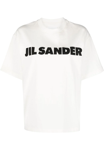 JIL SANDER logo t-shirt porcelain JIL SANDER logo t-shirt porcelain