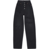 MM6 MAISON MARGIELA HIGH WAIST DENIM BLACK