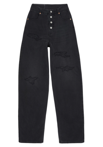 MM6 MAISON MARGIELA high waist denim black MM6 MAISON MARGIELA high waist denim black