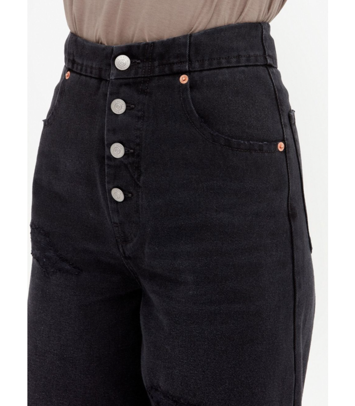 HIGH WAIST DENIM BLACK