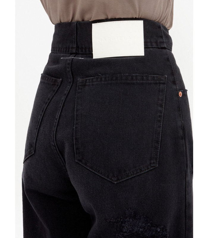 HIGH WAIST DENIM BLACK