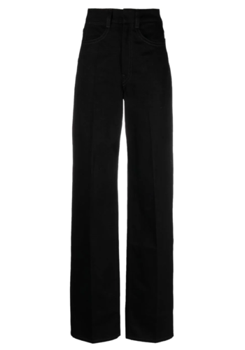 LEMAIRE denim high waisted pants black LEMAIRE denim high waisted pants black