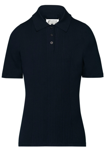 MAISON MARGIELA ss polo shirt navy MAISON MARGIELA ss polo shirt navy